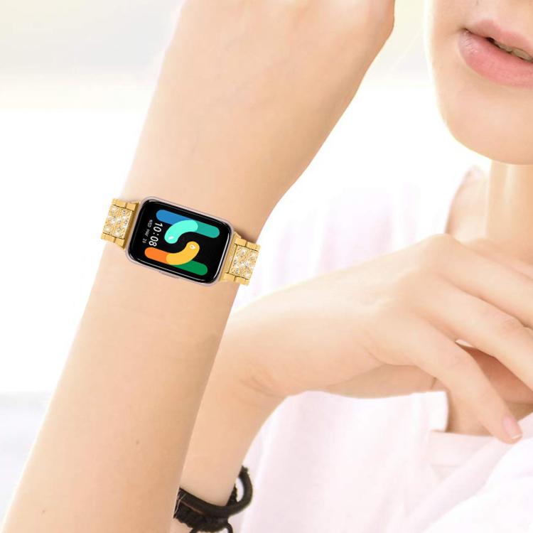 For Samsung Galaxy Watch Ultra / Ultra 2025 xDfind Diamond Jewelry Stainless Steel Watch Band(Black) by xDfind