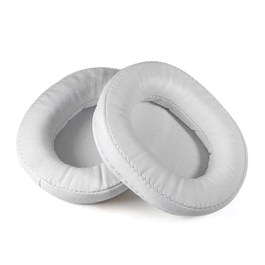 2pcs Sponge Earmuffs Replacement Earpads For ATH-MSR7, Style:White Protein Leather by bashfashion