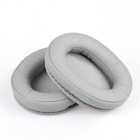 2pcs Sponge Earmuffs Replacement Earpads For ATH-MSR7, Style:Grey Protein Leather by bashfashion