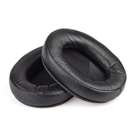 2pcs Sponge Earmuffs Replacement Earpads For ATH-MSR7, Style:Black Lambskin by bashfashion