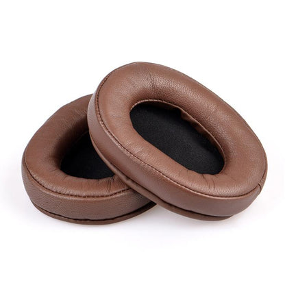 2pcs Sponge Earmuffs Replacement Earpads For ATH-MSR7, Style:Brown Lambskin by bashfashion