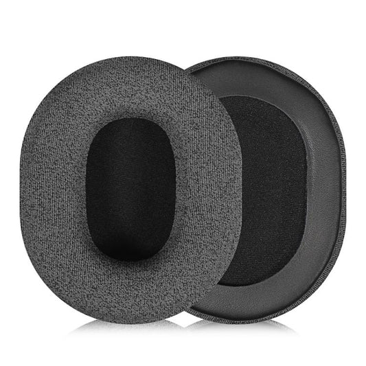 2pcs Sponge Earmuffs Replacement Earpads For ATH-MSR7, Style:Grey Cotton Cloth by bashfashion