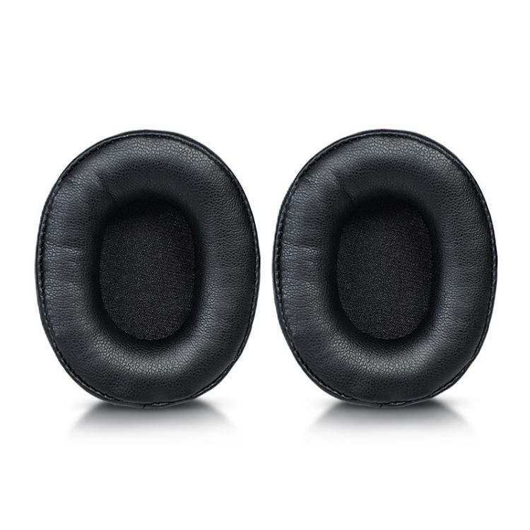2pcs Sponge Earmuffs Replacement Earpads For ATH-SR5 / SR5BT, Style:Black Protein Leather by bashfashion