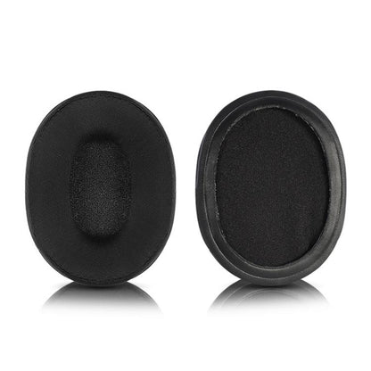 2pcs Sponge Earmuffs Replacement Earpads For ATH-SR5 / SR5BT, Style:Black Ice Silk Cloth by bashfashion