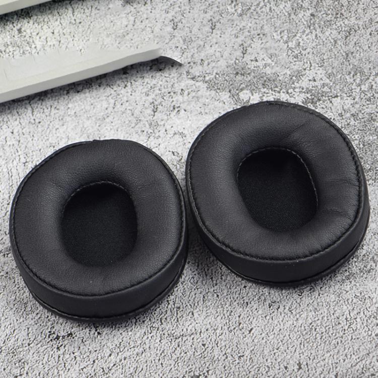 2pcs Sponge Earmuffs Replacement Earpads For ATH-SR5 / SR5BT, Style:Black Lambskin by bashfashion
