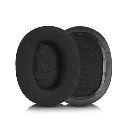 2pcs Sponge Earmuffs Replacement Earpads For Audio-Technica ATH-SR30BT, Style:Black Ice Silk Cloth by bashfashion