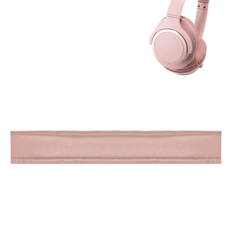 Sponge Earmuffs Replacement Earpads For Audio-Technica ATH-SR30BT, Style:Pink Leather Headband by bashfashion