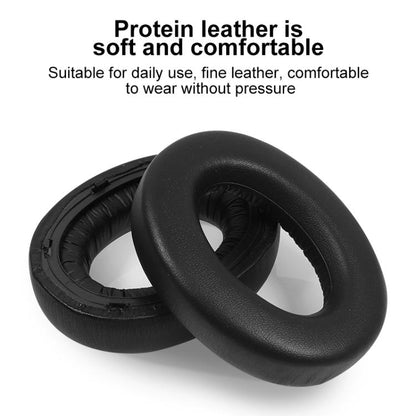 2pcs Protein Leather Replacement Earpads For B&W Px7(Black) by bashfashion