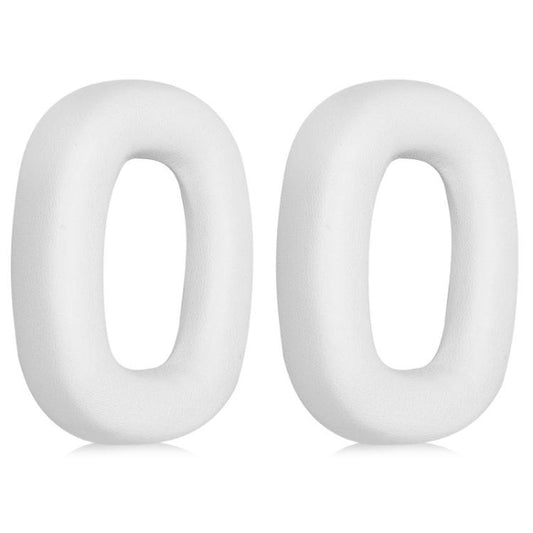 2pcs Sponge Earmuffs Replacement Earpads For B&W Px7 S2 / Px8, Model:White Protein Leather by bashfashion