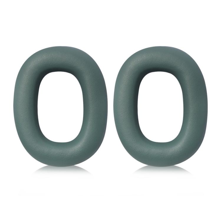 2pcs Sponge Earmuffs Replacement Earpads For B&W Px7 S2 / Px8, Model:Green Protein Leather by bashfashion