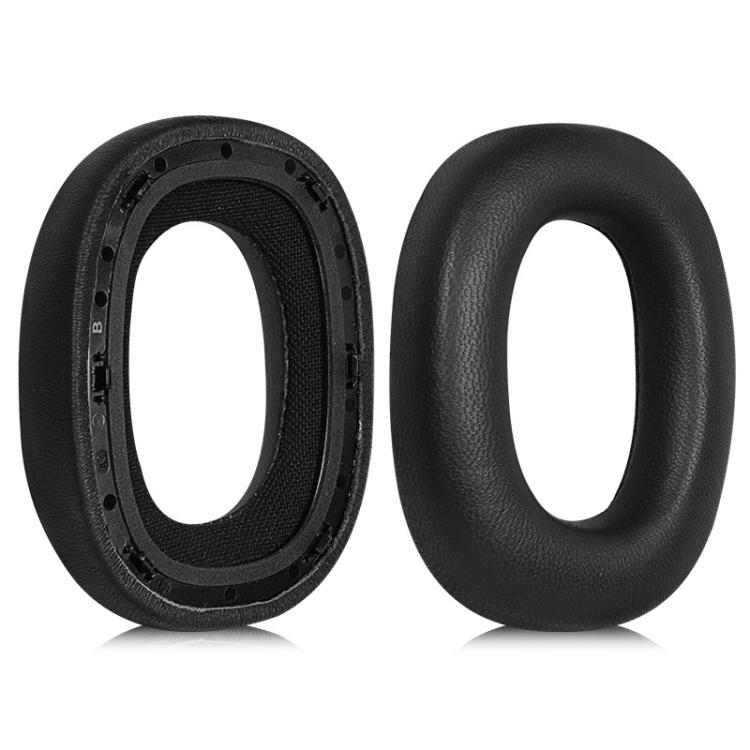 2pcs Sponge Earmuffs Replacement Earpads For B&W Px7 S2 / Px8, Model:Black Lambskin by bashfashion