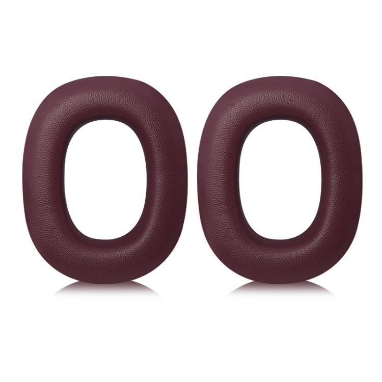 2pcs Sponge Earmuffs Replacement Earpads For B&W Px7 S2 / Px8, Model:Red Lambskin by bashfashion