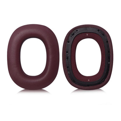 2pcs Sponge Earmuffs Replacement Earpads For B&W Px7 S2 / Px8, Model:Red Lambskin by bashfashion