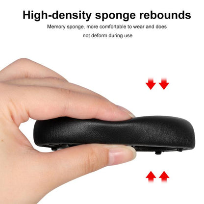 2pcs Sponge Earmuffs Replacement Earpads For B&W Px7 S2 / Px8, Model:Grey Lambskin by bashfashion