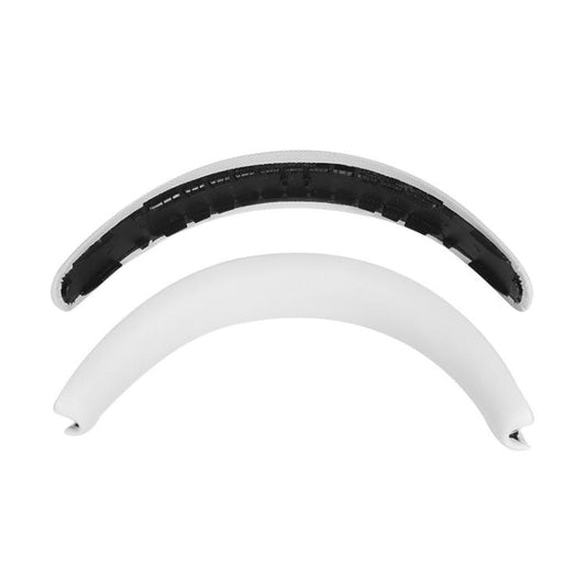 Mesh Cloth Replacement Headband Cover For B&W Px7 S2, Model:Upper + Lower Covers(White) by bashfashion
