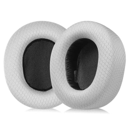 2pcs Football Net Earpads For SteelSeries Nova Pro(Grey Insert) by bashfashion