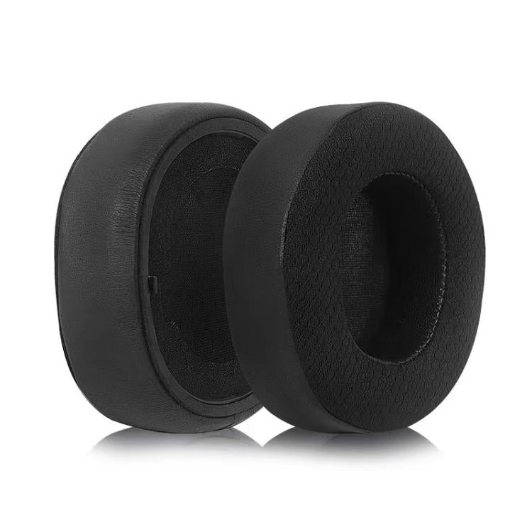 2pcs Football Net Ice Sensation Leather Earpads For SteelSeries Nova Pro(Black) by bashfashion