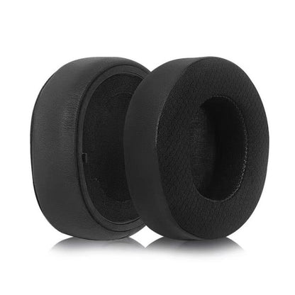 2pcs Football Net Ice Sensation Leather Earpads For SteelSeries Nova Pro(Black) by bashfashion