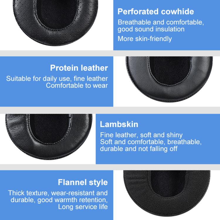 Sponge Earmuffs Replacement Earpads For Audeze Mobius, Model:Protein PU Headband(Black) by bashfashion