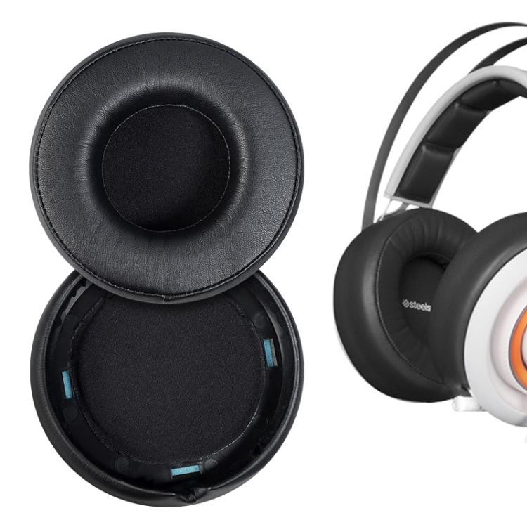 2pcs Protein Leather Earpads For SteelSeries Siberia 650(Black) by bashfashion