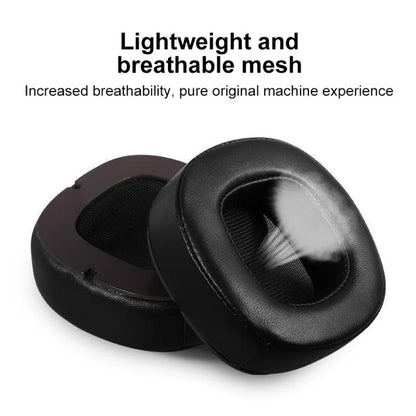 2pcs Magnetic Snap-on Lambskin Leather Earpads For Abyss Diana Phi / AB-1266(Black) by bashfashion