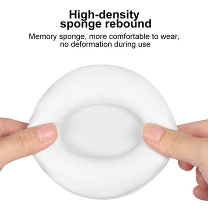 2pcs Protein Leather Earpads For Brookstone Yowu Selkirk Model Z 3G Cat Ear Headphone(Black) by bashfashion