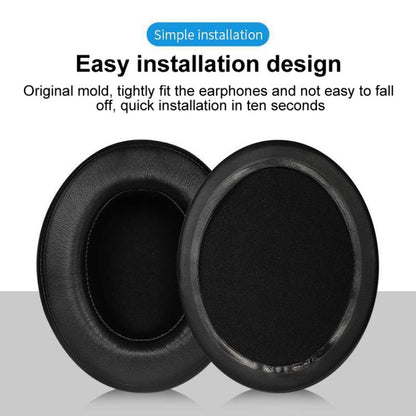 2pcs Insert Earpads For Xtrfy H1 / H2, Material:Protein Leather(Black) by bashfashion