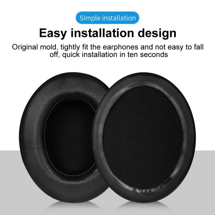 2pcs Insert Earpads For Xtrfy H1 / H2, Material:Net Fabric(Black) by bashfashion