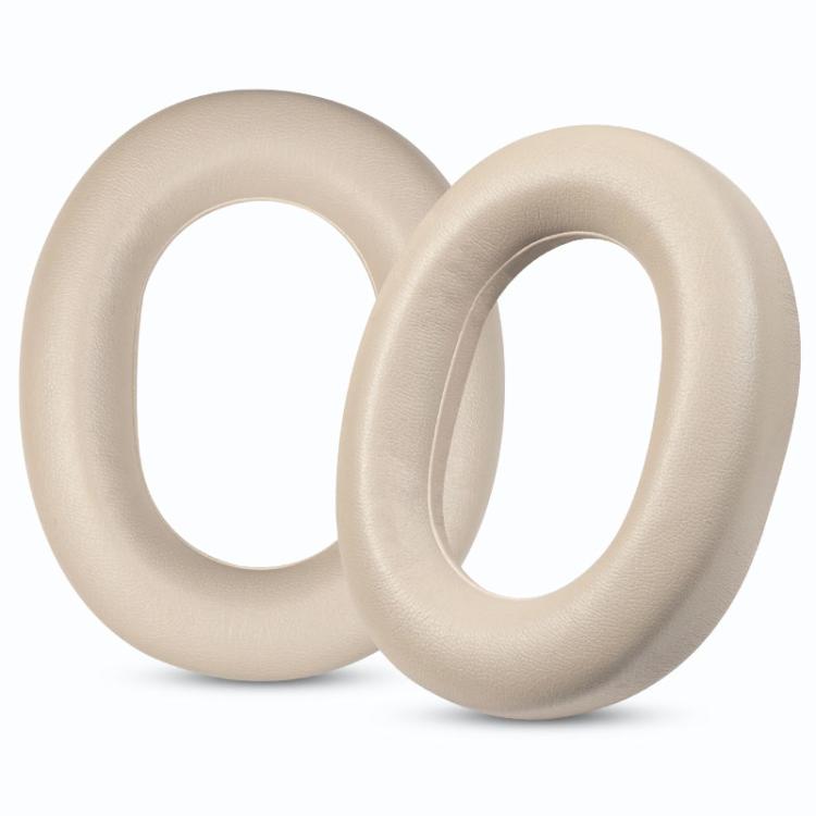 2pcs Snap-on Leather Earpads For Huawei FreeBuds Studio, Material:Protein Gold by bashfashion