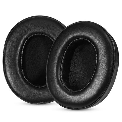 2pcs Snap-on Leather Earpads For Huawei FreeBuds Studio, Material:Lambskin Black by bashfashion