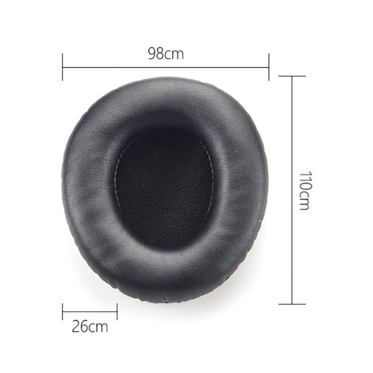 2pcs Protein Leather Earpads For Creative Aurvana Live 1(Black) by bashfashion
