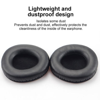 2pcs Protein Leather Earpads For Creative Aurvana Live 1(Black) by bashfashion