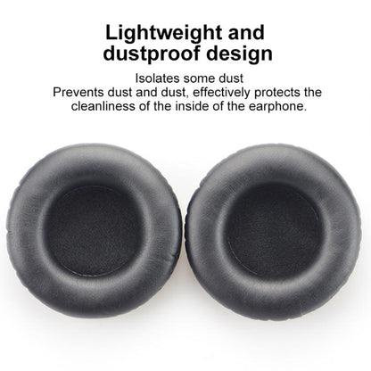 2pcs Protein Leather Earpads For Creative Aurvana Live 2(Black) by bashfashion
