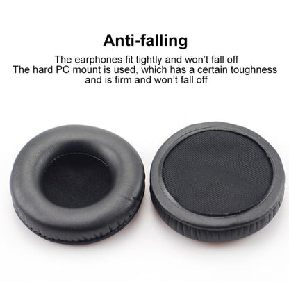 2pcs Protein Leather Earpads For Creative Aurvana Live 2(Black) by bashfashion