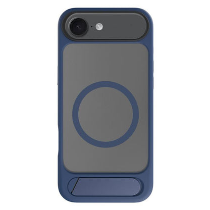 For iPhone Air Kalebol MagSafe Invisible Tilt Holder PC Hybrid TPU Case(Navy Blue) by Kalebol
