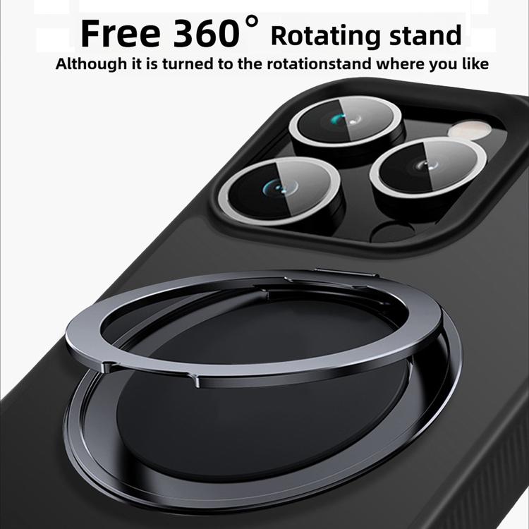 For iPhone Air Kalebol Rotating Holder MagSafe PC Hybrid TPU Phone Case(Blue) by Kalebol