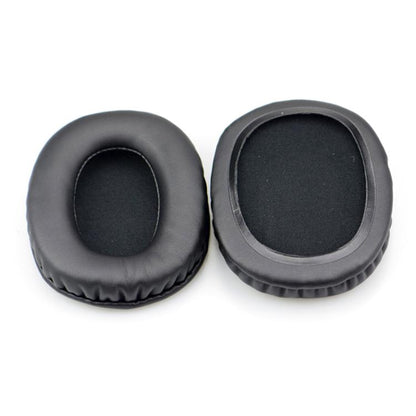 2pcs Protein Leather Snap-on Replacement Earpads For EDIFIER W800BT PLUS(Black) by bashfashion