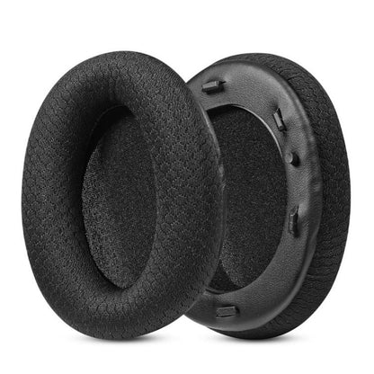 2pcs Mesh Snap-on Replacement Earpads For EDIFIER W800BT PLUS(Black) by bashfashion