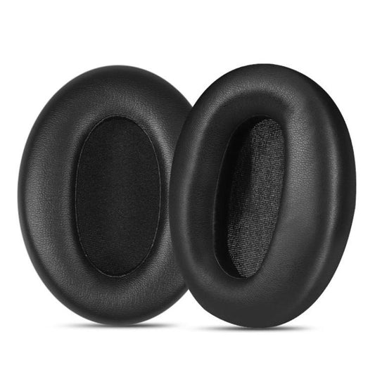 2pcs Protein Leather Replacement Earpads For EDIFIER MT6 Pro(Black) by bashfashion
