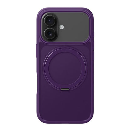 For iPhone 17 Kalebol Frosted MagSafe Holder Acrylic Hybrid TPU Phone Case(Purple) by Kalebol