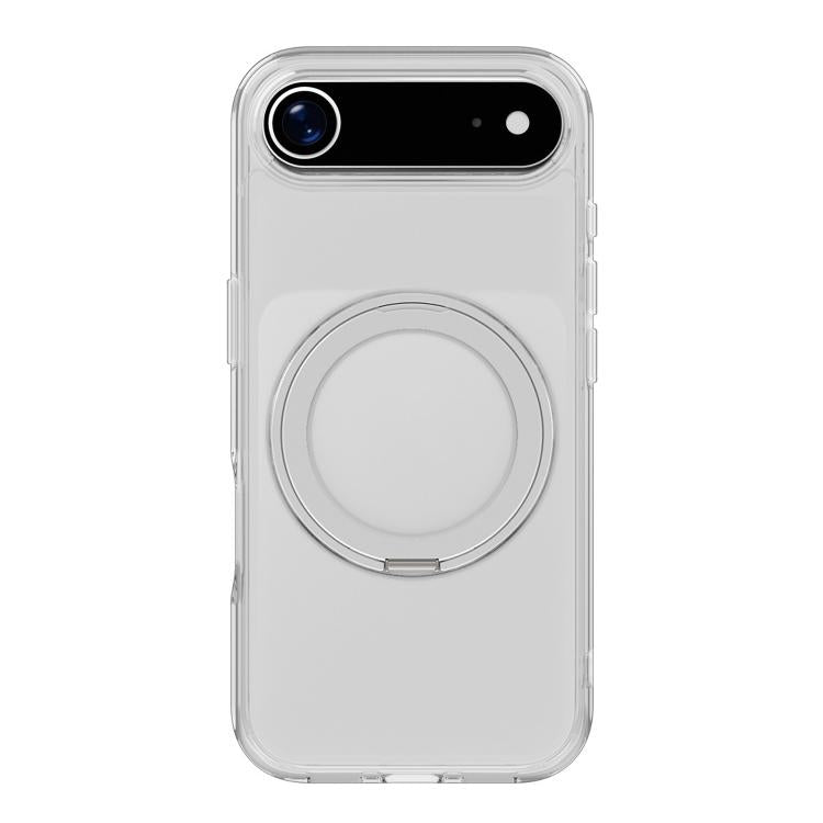 For iPhone Air Kalebol Frosted MagSafe Holder Acrylic Hybrid TPU Phone Case(Transparent) by Kalebol