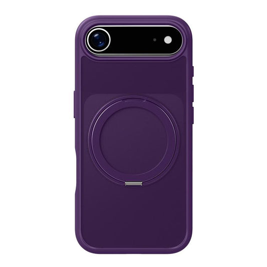 For iPhone Air Kalebol Frosted MagSafe Holder Acrylic Hybrid TPU Phone Case(Purple) by Kalebol