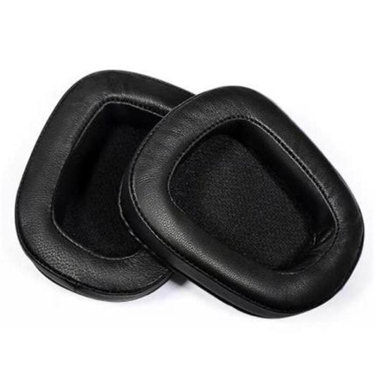 2pcs Insert Replacement Earpads For Logitech G533 / G633 / G635 / G933 / G935, Material:Lambskin(Black) by bashfashion