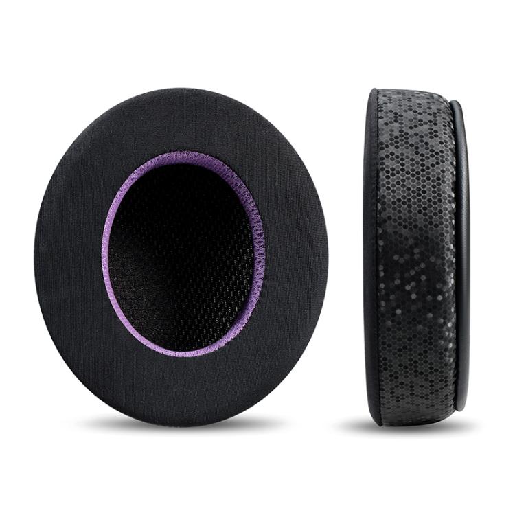 2pcs Insert Replacement Earpads For Razer Standard X / Kraken X / V3 X, Material:Net Fabric(Black Purple) by bashfashion