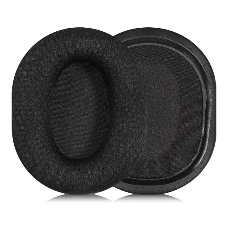 2pcs Insert Replacement Earpads For Razer Barracuda / Barracuda X, Material:Football Net Fabric(Black) by bashfashion
