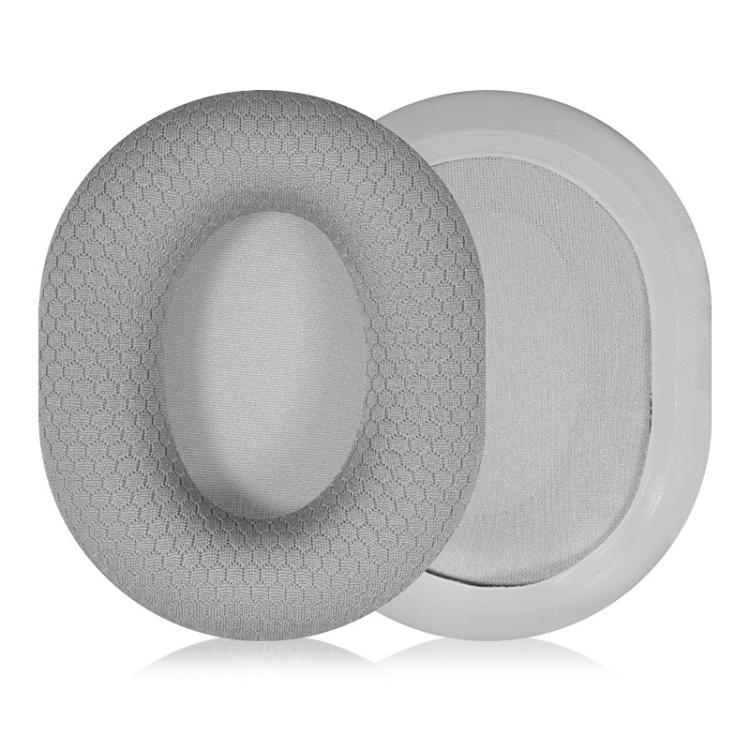 2pcs Insert Replacement Earpads For Razer Barracuda / Barracuda X, Material:Football Net Fabric(Grey) by bashfashion