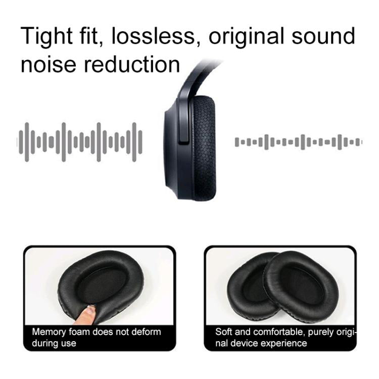 2pcs Insert Replacement Earpads For Razer Barracuda / Barracuda X, Material:Football Net Fabric(Black) by bashfashion