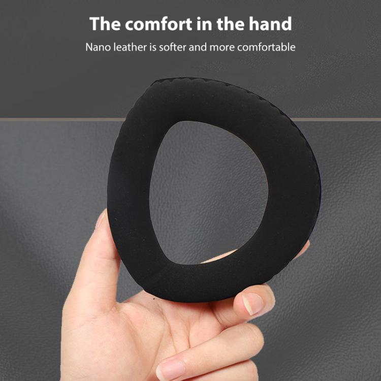 2pcs Snap-on Replacement Earpads For Sennheiser HD700, Material:Lambskin Stitching(Black) by bashfashion