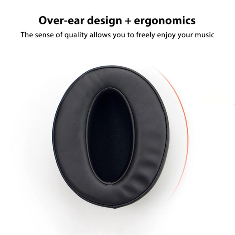 2pcs Insert Replacement Earpads For Sennheiser HD4.30 / HD350BT / HD400s / HD420s / HD458BT / HD300 / HD4.50 / HD4.40BT, Material:Protein Leather Apricot by bashfashion