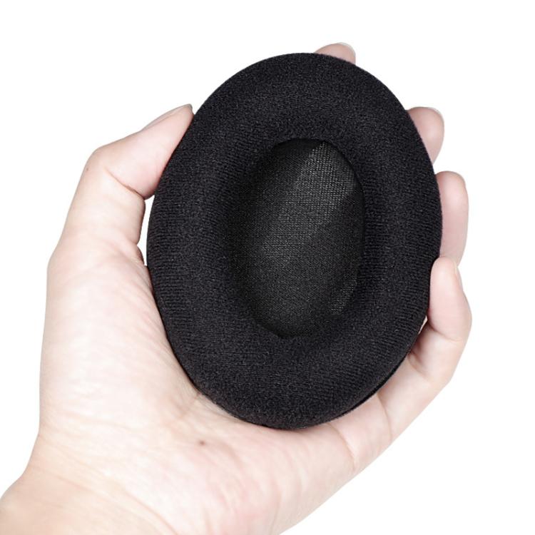 2pcs Snap-on Replacement Earpads For Sennheiser HD201 / HD201S / HD180 / HD418 / HD419 / HD421 / HD428 / HD429 / HD438 / HD439 / HD448 / HD450, Material:Protein Leather(Black) by bashfashion